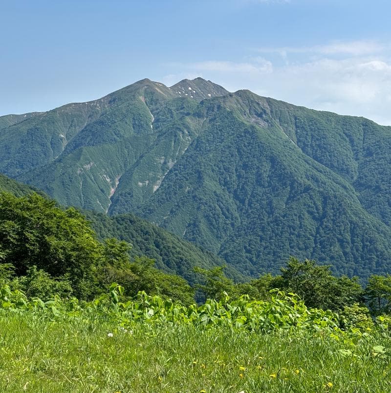 朝日岳、白毛門