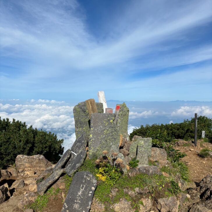 阿弥陀岳山頂