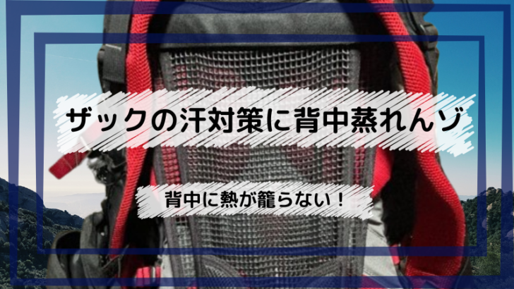 背中蒸れんゾ