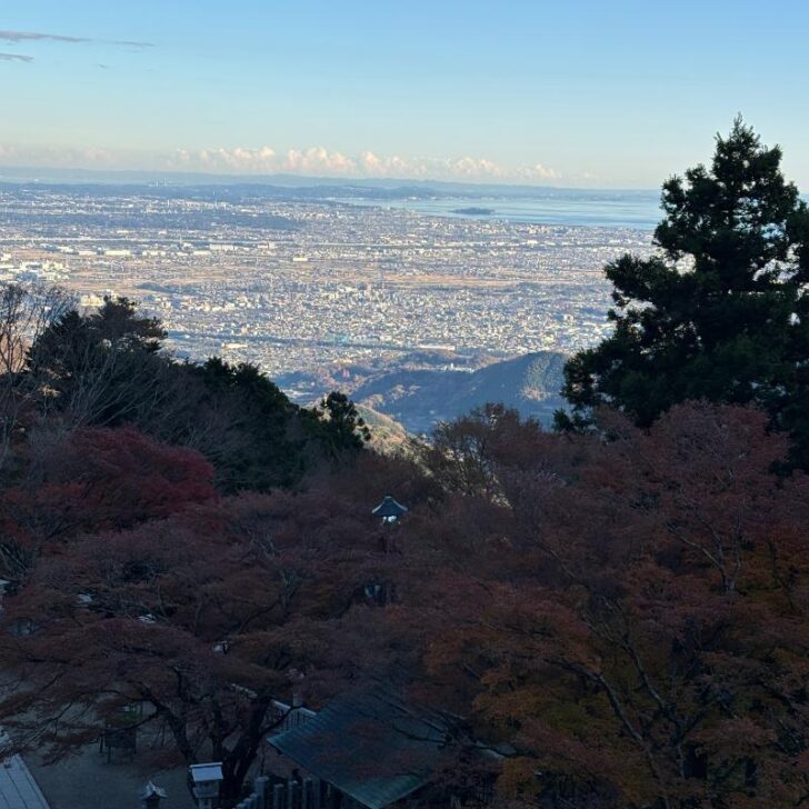 阿夫利神社から見た相模平野