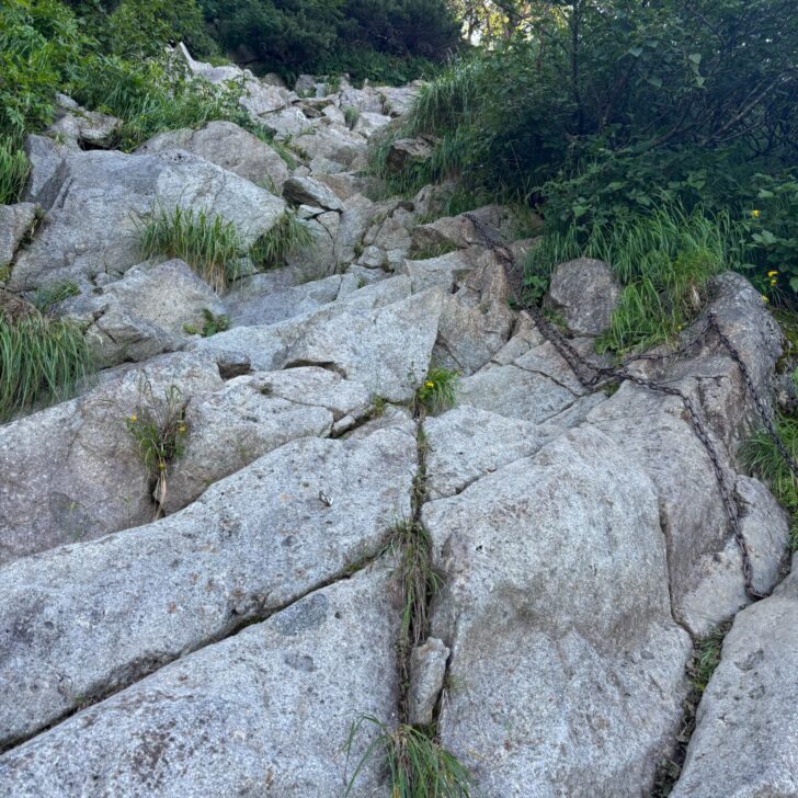 重太郎新道のクサリ