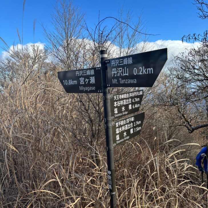 宮ケ瀬までの道標