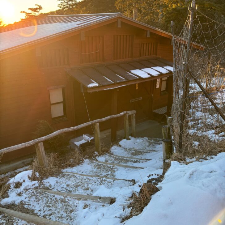 雲取山荘のトイレ